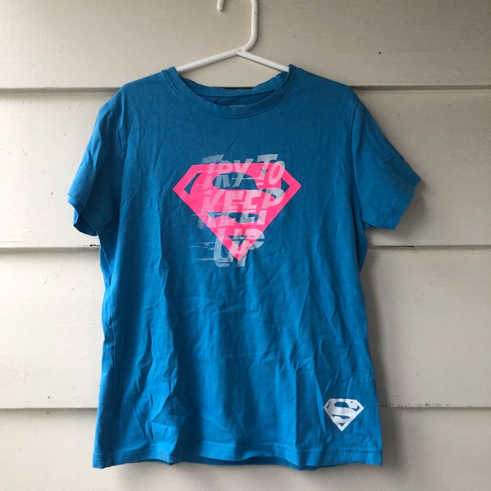 Under armour supergirl shirt